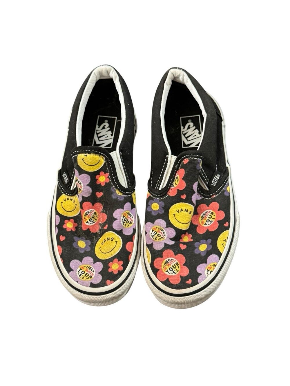 Vans Classic Slip-On "Radically Happy" sneakers size 3